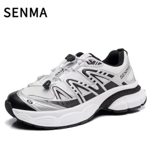 SENMA Man's Sneakers Women's Casual Shoes Lightweight Couple's Running Shoes Anti-slip Breathable Sports Shoes Hiking Shoes