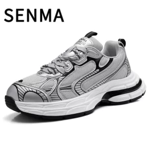 SENMA Designer Luxury Sport Shoes For Women Men New Lightweight and Soft Soled Running Casual Sneaker Breathable Tennis Shoes